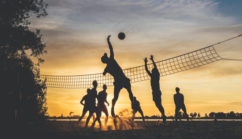 Beachvolleyboll hos hotell Gåsen Out - Gotland